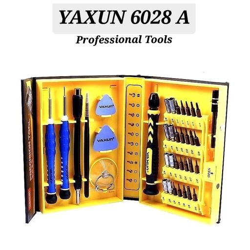 مجموعه 38 عددی پیچ گوشتی یاکسون اصل مدل YAXUN YX-6028A